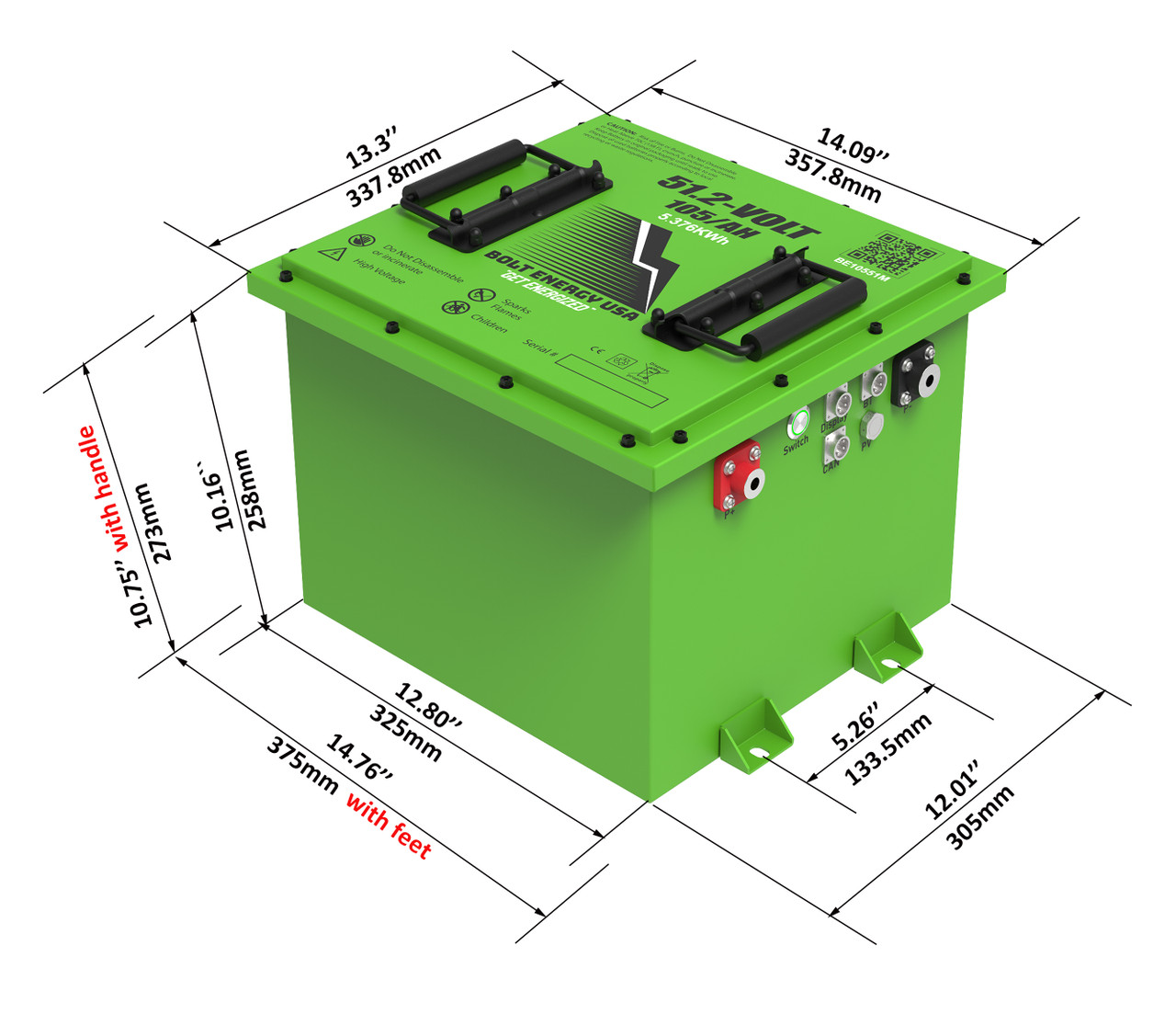 Bolt Mini Dimensions